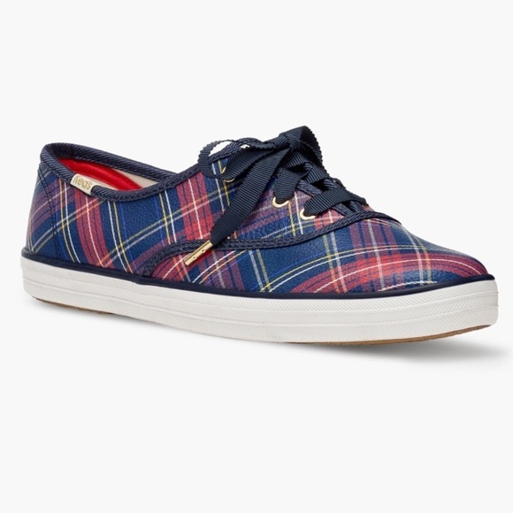 Talbots / Keds® Champion Sneakers,Iconic plaid,Excellent Condition,Size 9.5 - Picture 2 of 6
